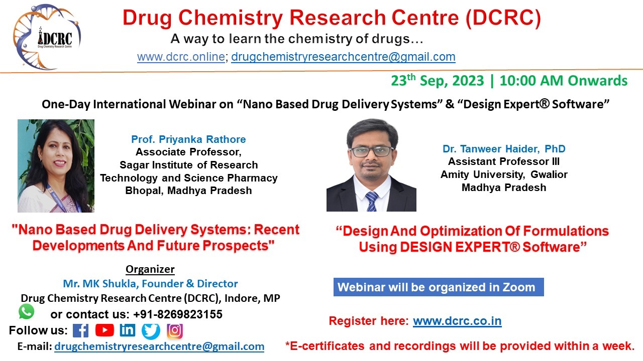 Design and optimization of formulations using DESIGN EXPERT® software