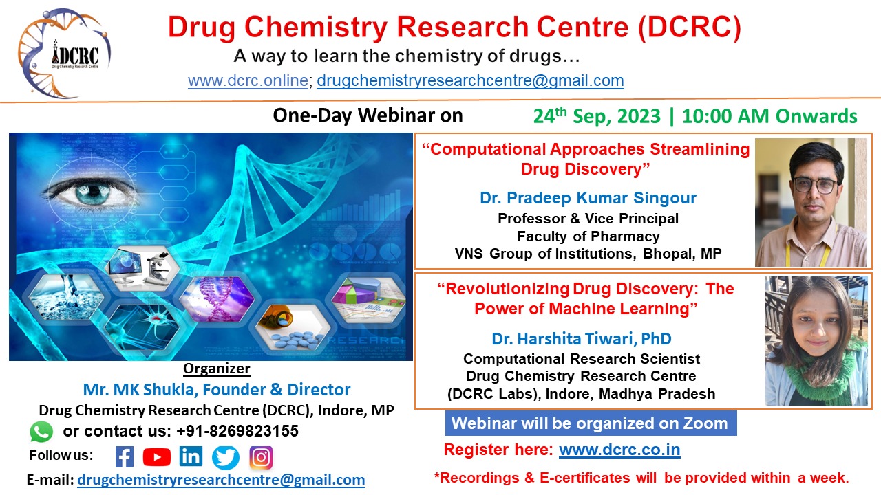 One-Day Webinar on “Revolutionizing Drug Discovery: The Power of Machine Learning